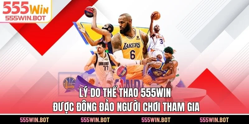 Lý do thể thao 555WIN được đông đảo người chơi tham gia